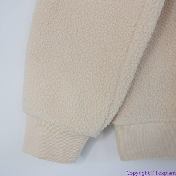 NEW Madewell (Re)sourced Fleece Hooded‎ Zip Jacket, S, NB514 - Picture 12 of 16